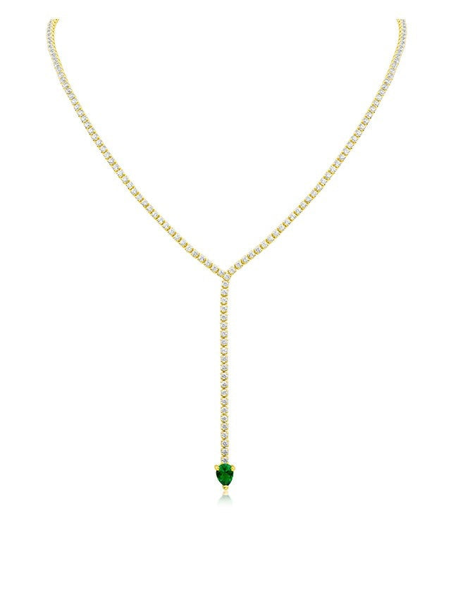 Pear Drop Y-Necklace