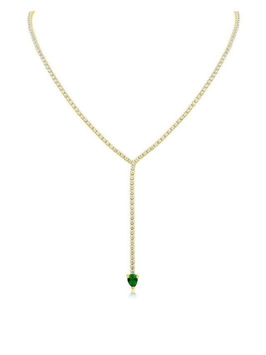 Pear Drop Y-Necklace