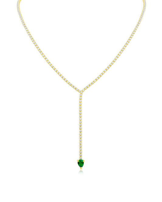 Pear Drop Y-Necklace