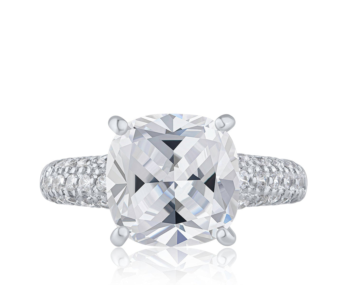Cushion CZ ring