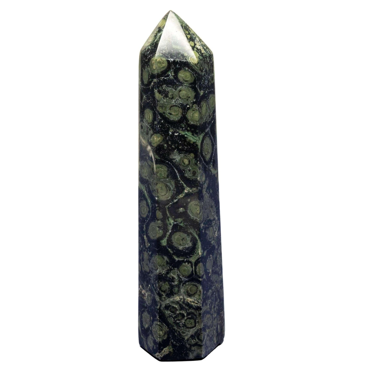 Kambaba Jasper Crystal Tower Root & Heart Chakra