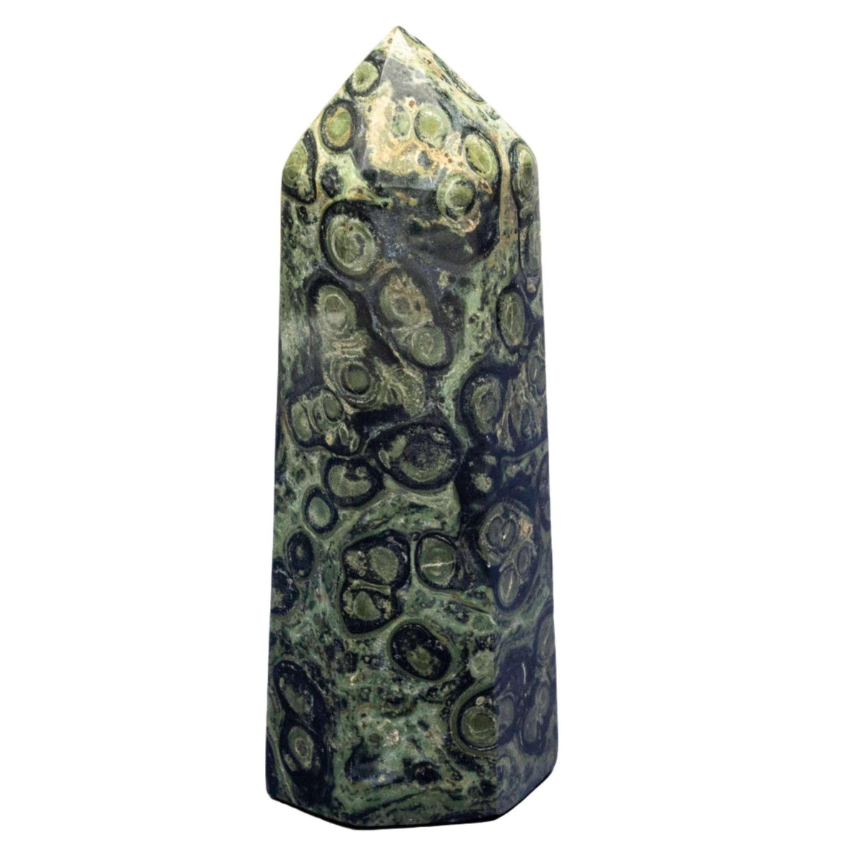 Kambaba Jasper Crystal Tower Root & Heart Chakra