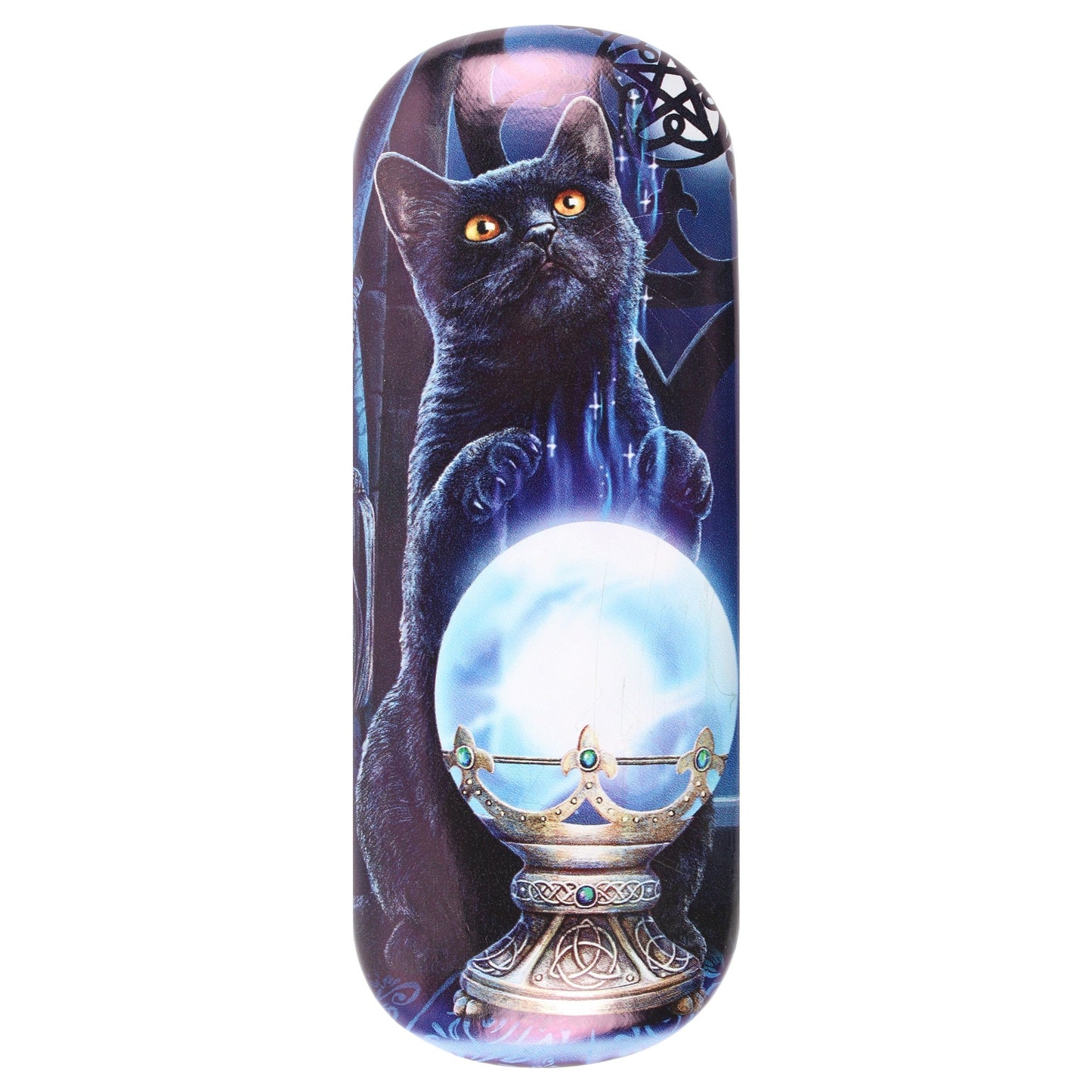 Witches Apprentice (Black Cat) Eyeglass Case by Lisa Parker