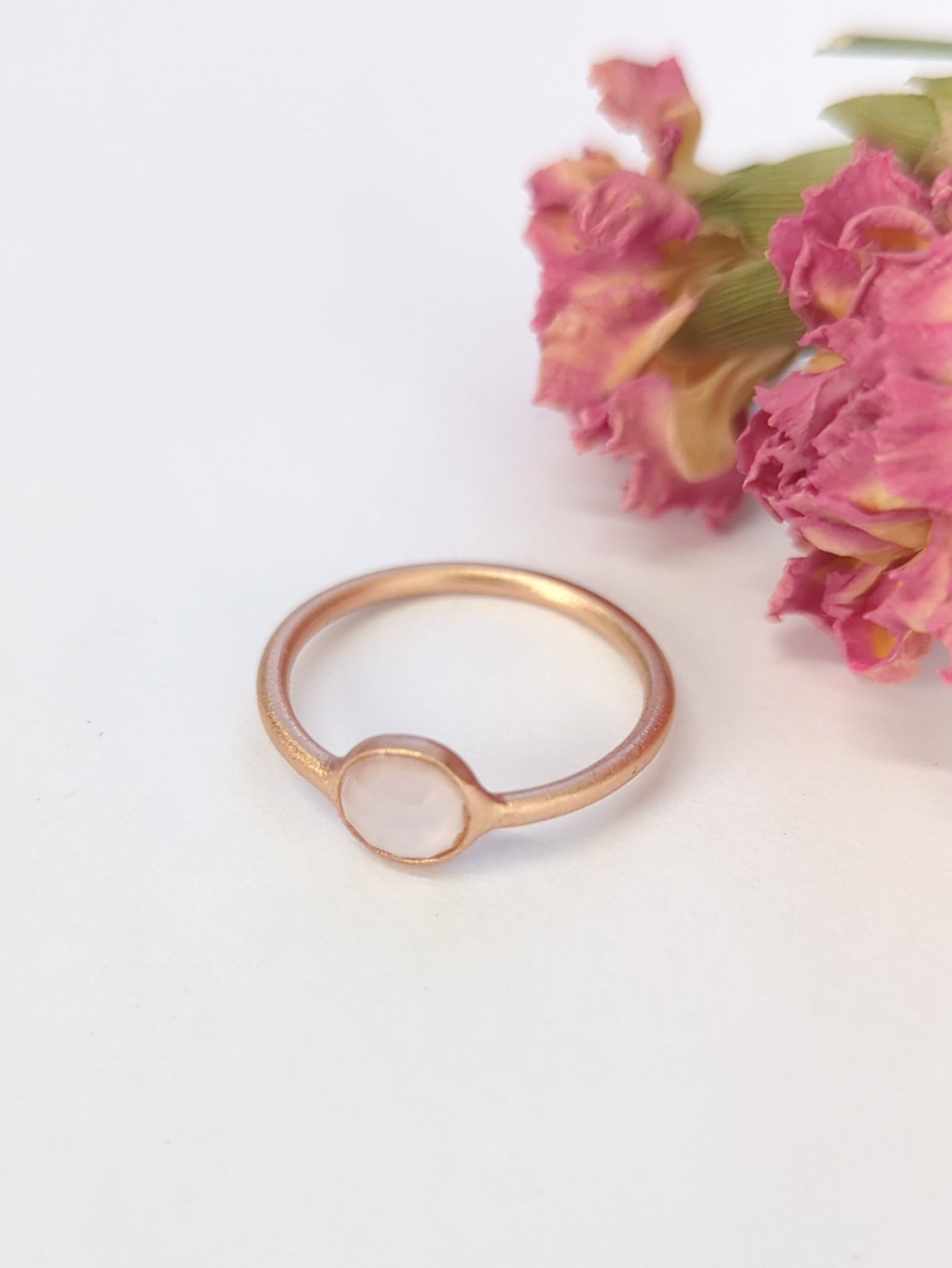 Mini Pebble Ring - Rose Gold