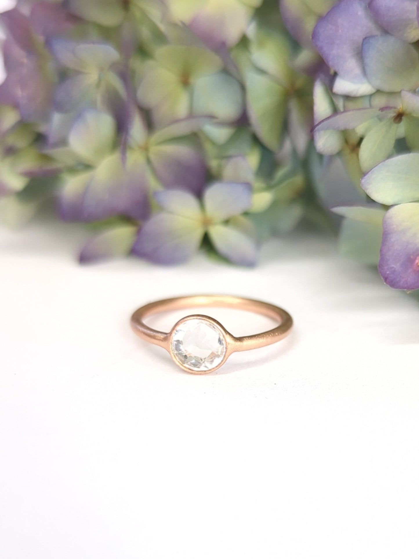 Mini Pebble Ring - Rose Gold