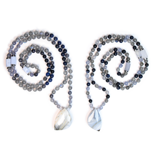 North Shore Meditation Mala – Inspired by Lake Superior