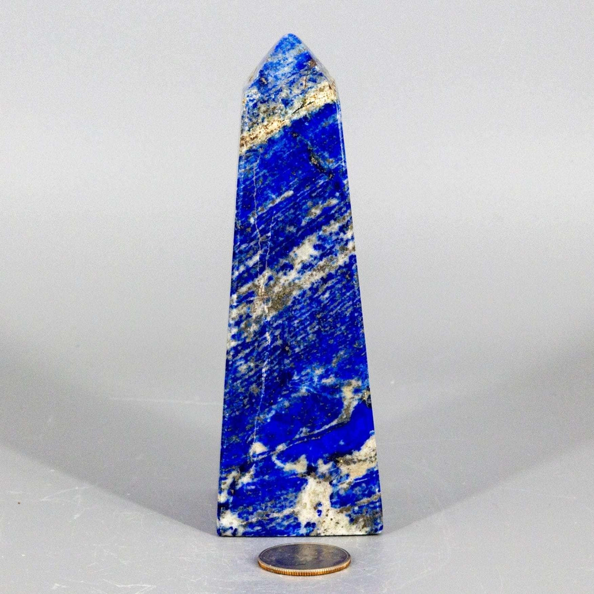Lapis Lazuli Crystal Tower Obelisk Polished Gemstone