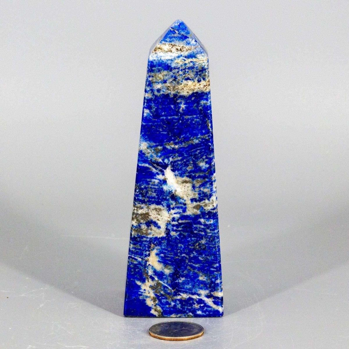 Lapis Lazuli Crystal Tower Obelisk Polished Gemstone