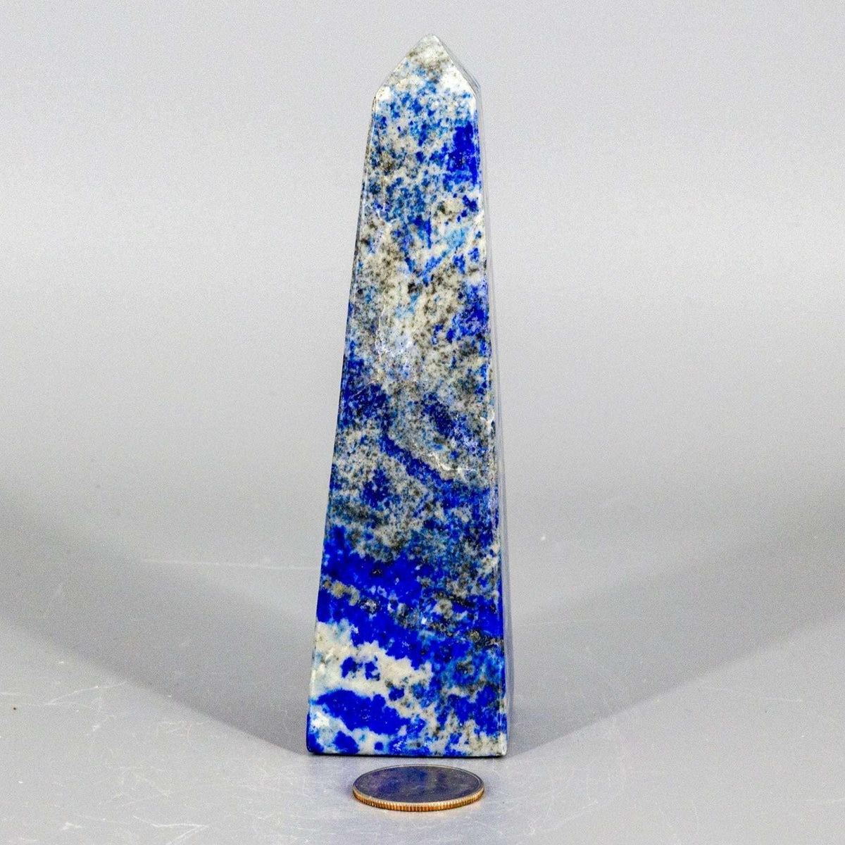 Lapis Lazuli Crystal Tower Obelisk Polished Gemstone