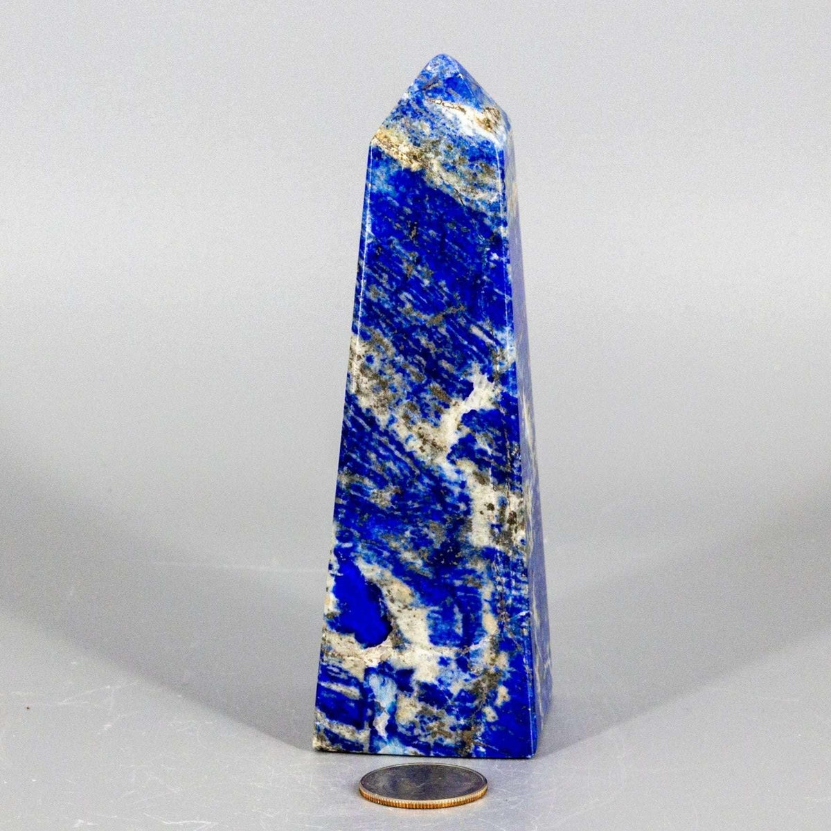Lapis Lazuli Crystal Tower Obelisk Polished Gemstone
