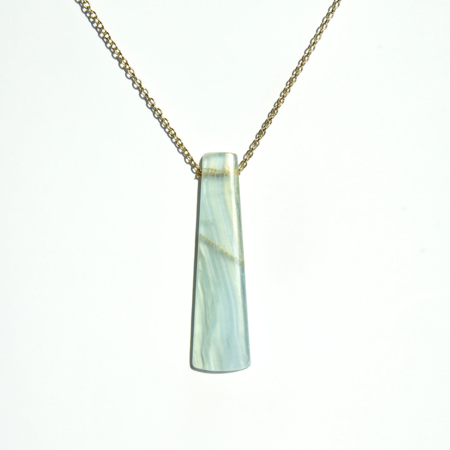 Lemurian Calcite Necklace