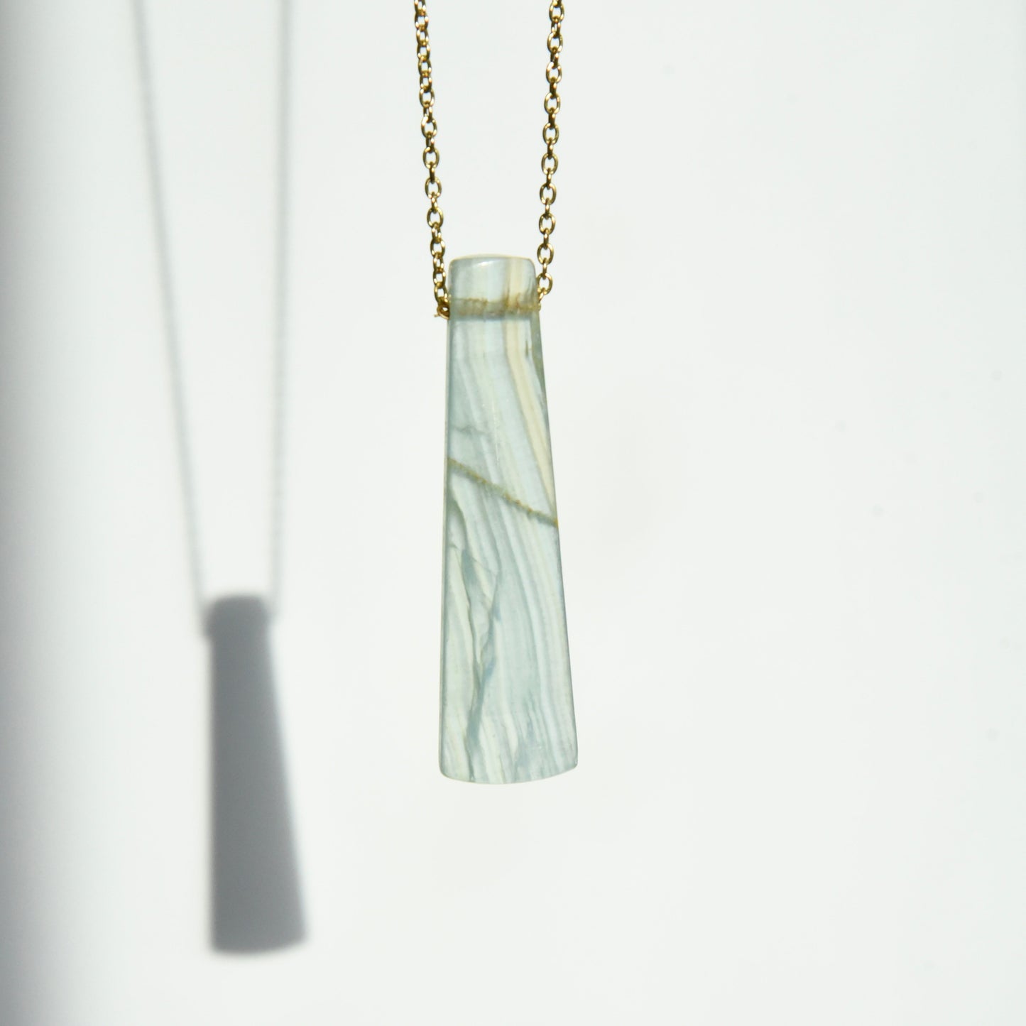 Lemurian Calcite Necklace