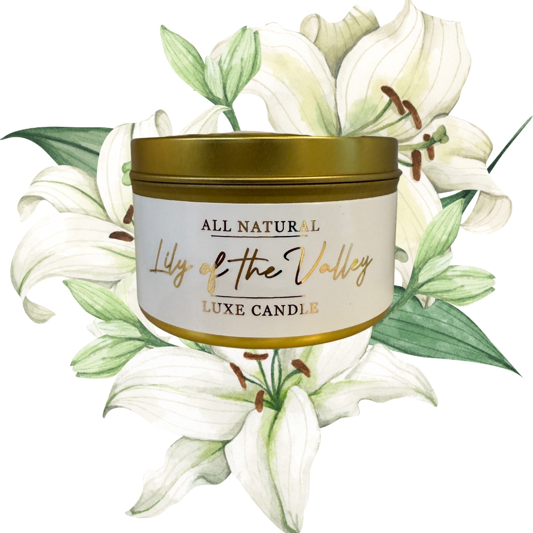 Lily of the Valley - Luxe Hand-Poured Natural Coconut Wax Candle