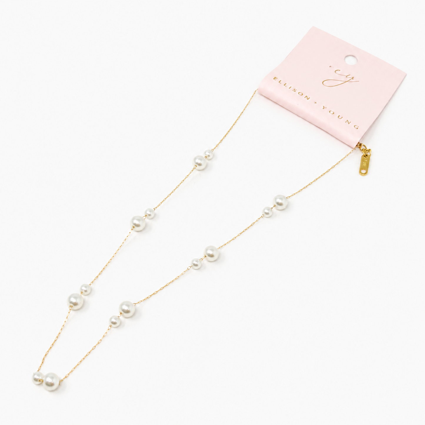 Lovely Lady Dainty Pearl Necklace
