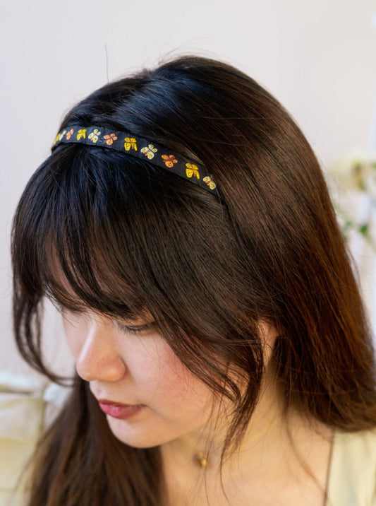 Mariposa Tiny Butterflies Skinny Headband