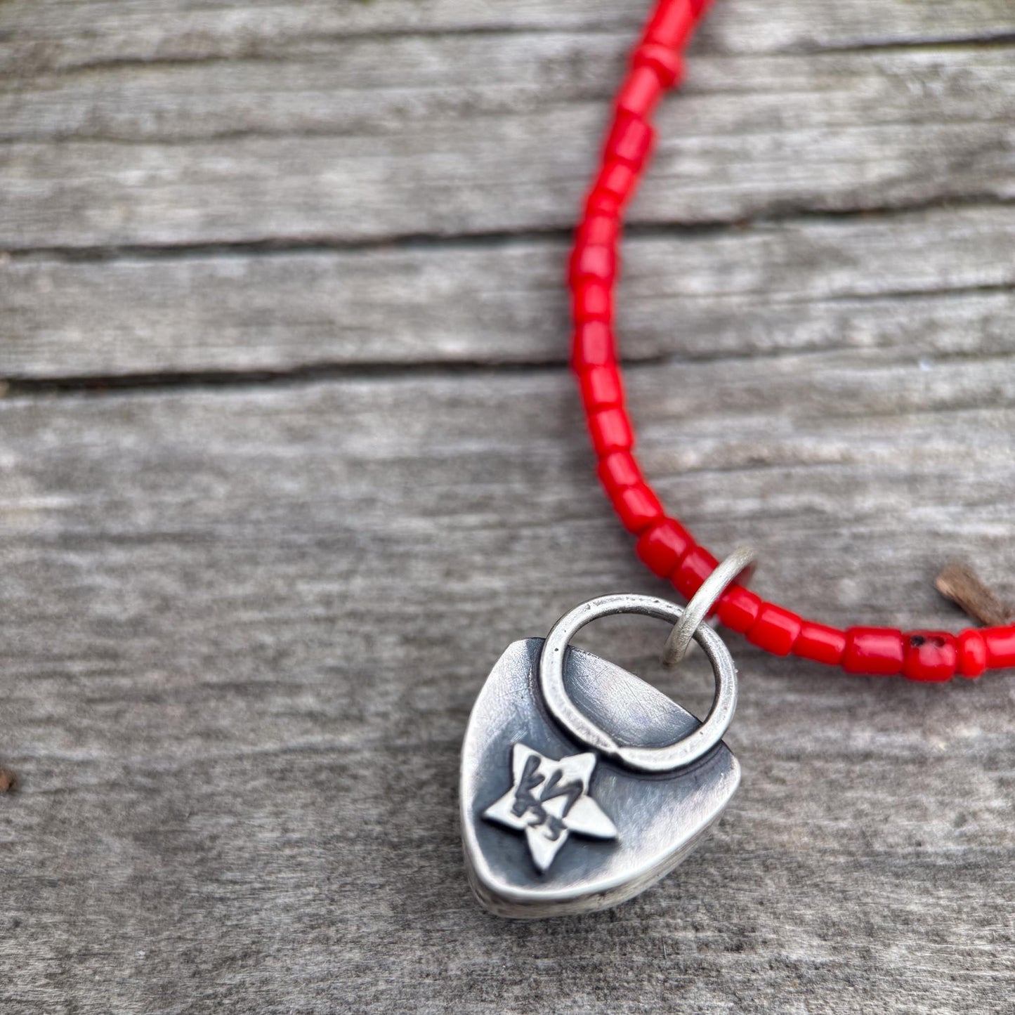 Carry Necklace | African Trade + Sterling Silver + Hubei Turquoise