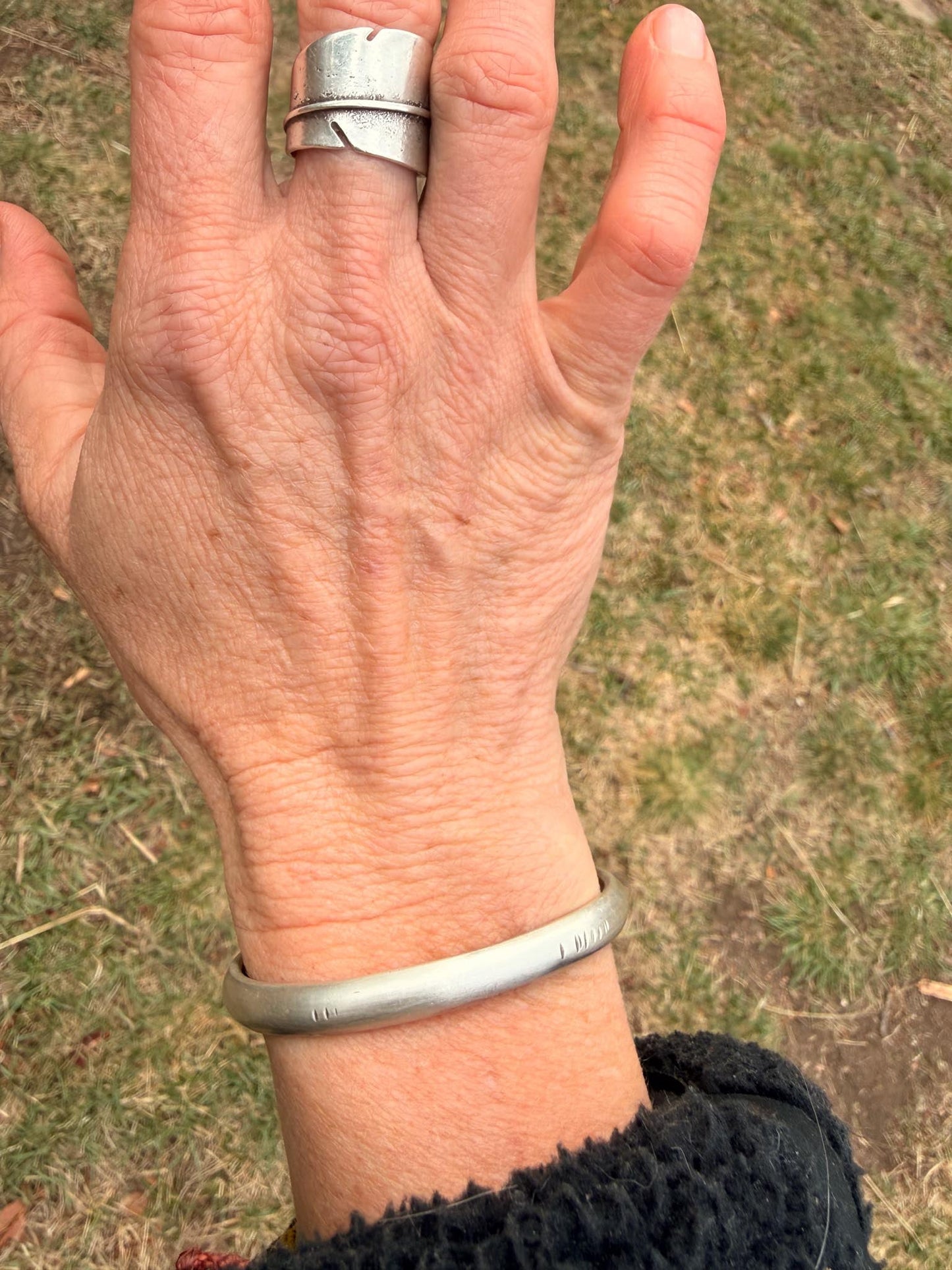 Hold Cuff | Sterling Silver