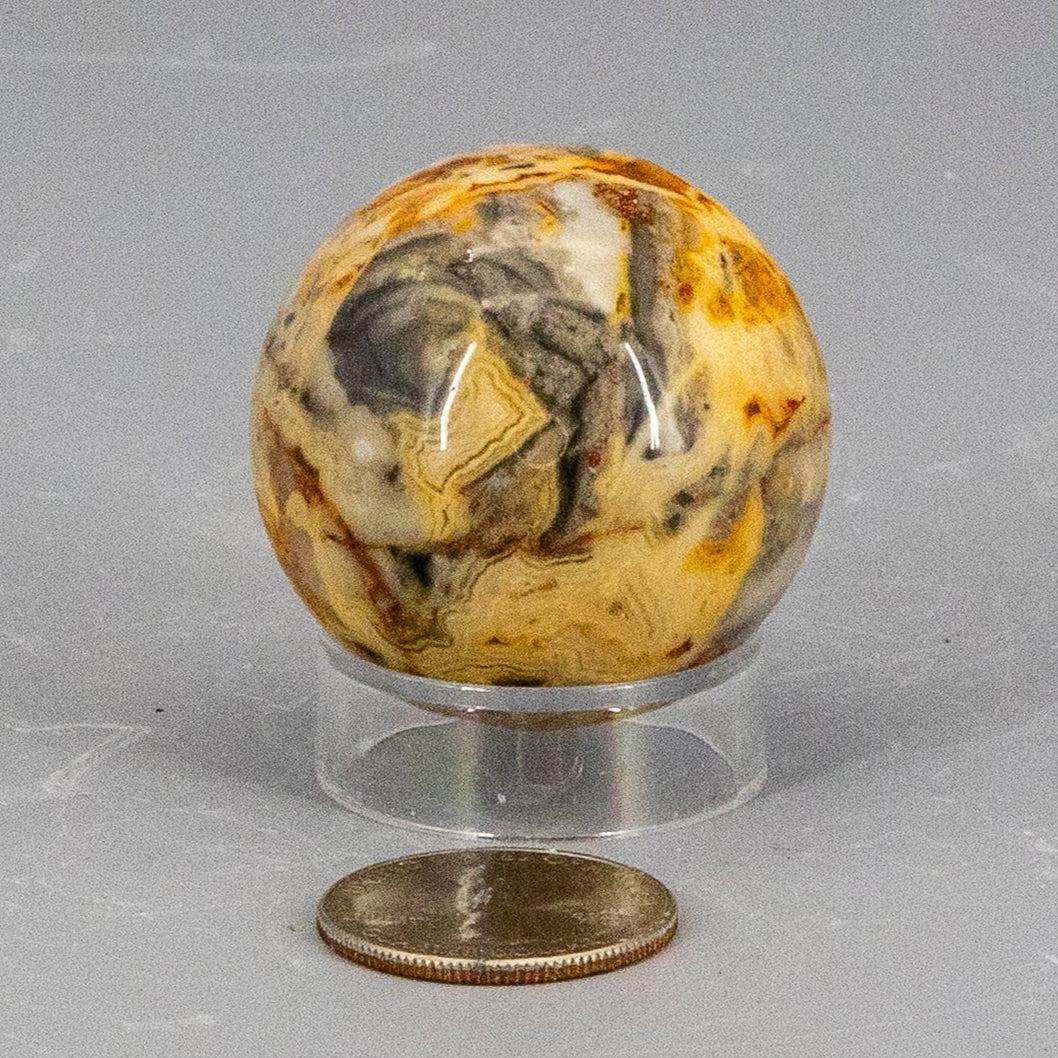 Mexican Crazy Lace Agate Sphere 40mm