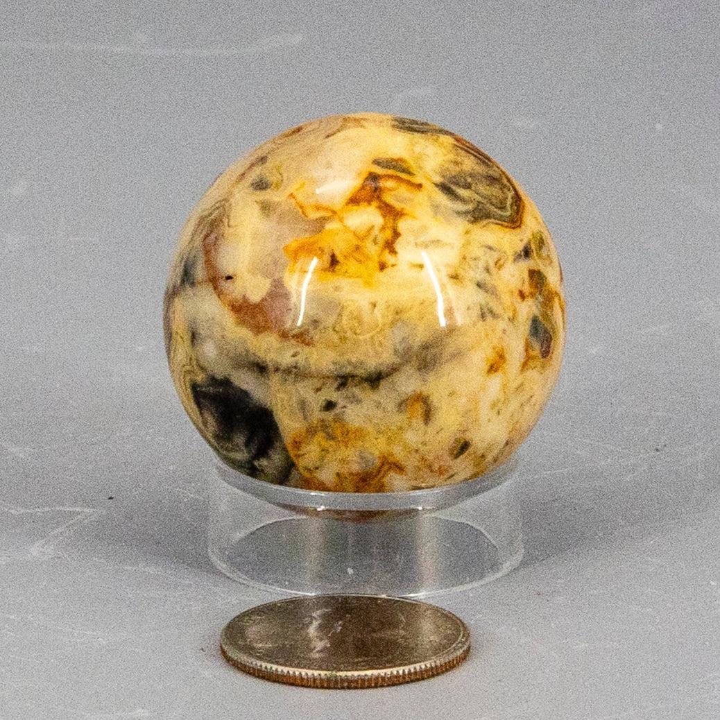 Mexican Crazy Lace Agate Sphere 40mm
