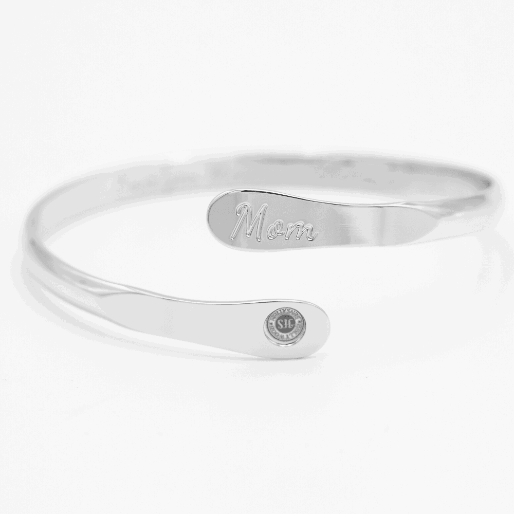 Mom Bracelets Engraved Bracelets Love you Mom Now & Always