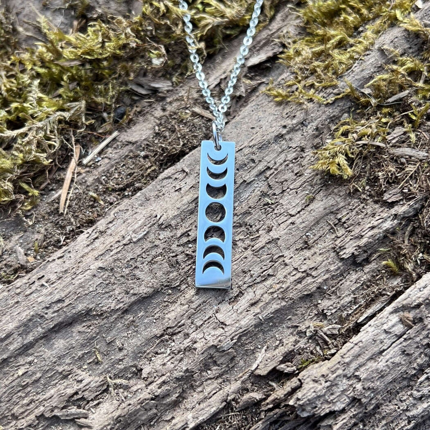 Lunar Journey Moon Phases Necklace