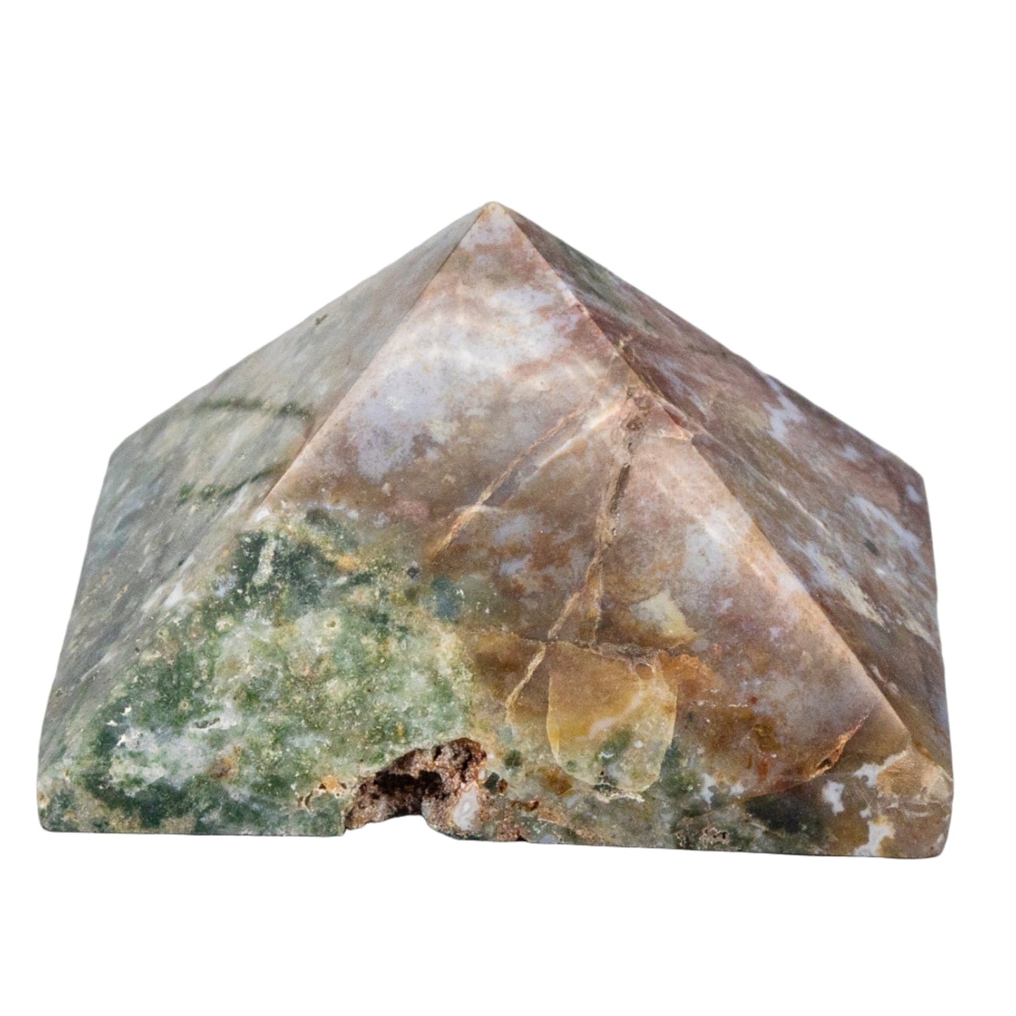 Moss Agate Pyramid
