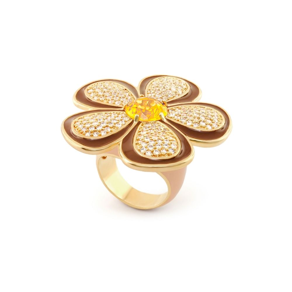 Falling Flowers Cocktail Ring