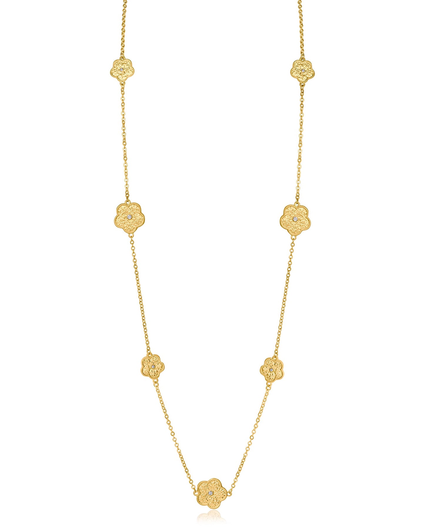Clover Station Necklace