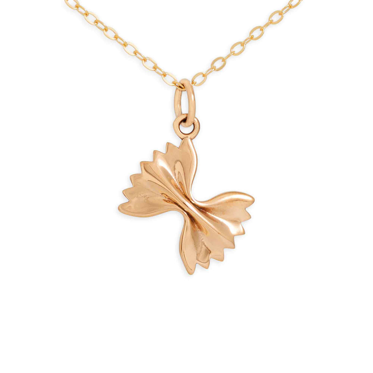 Bowtie Pasta Necklace