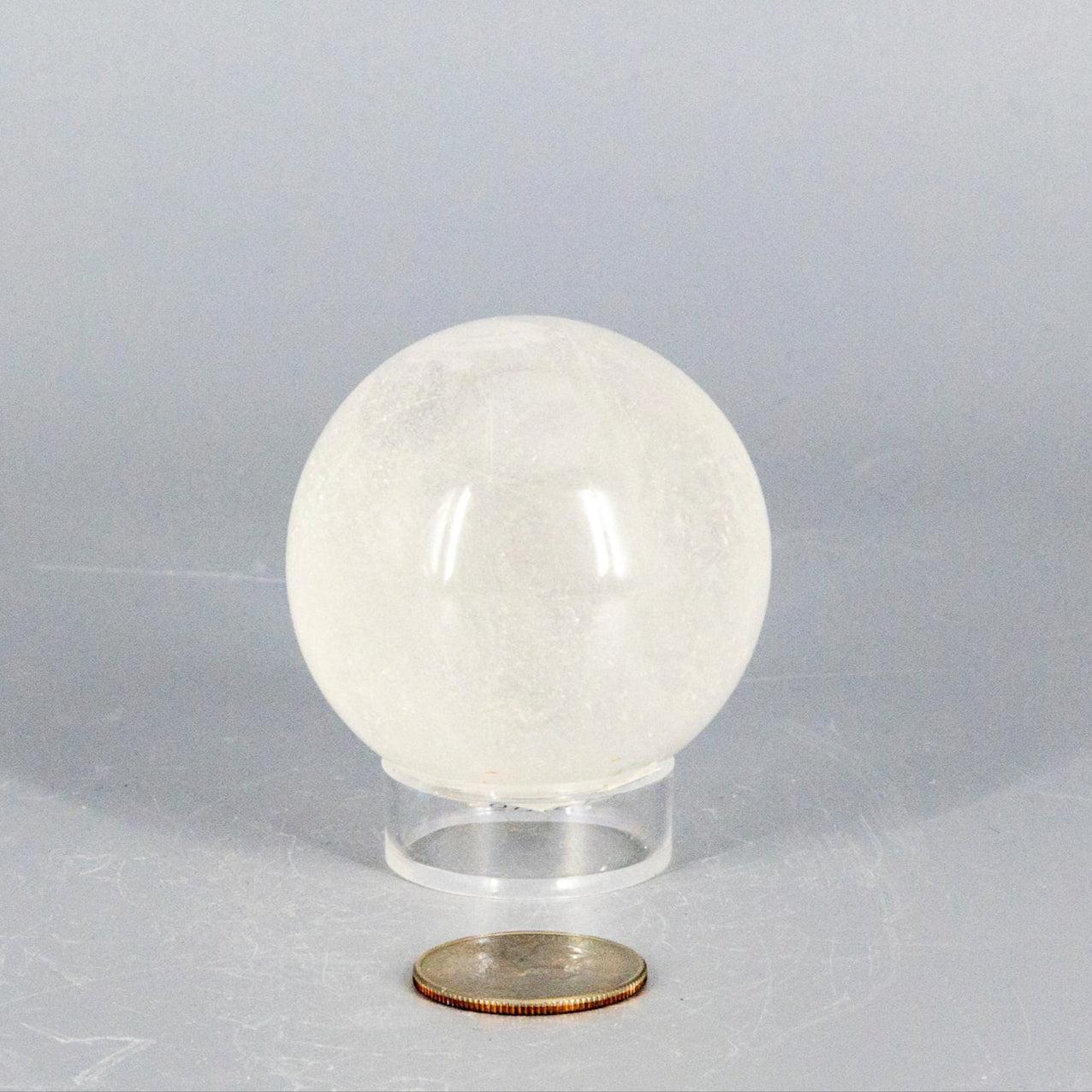 Natural Quartz Sphere "The Master Healer" 53-55MM