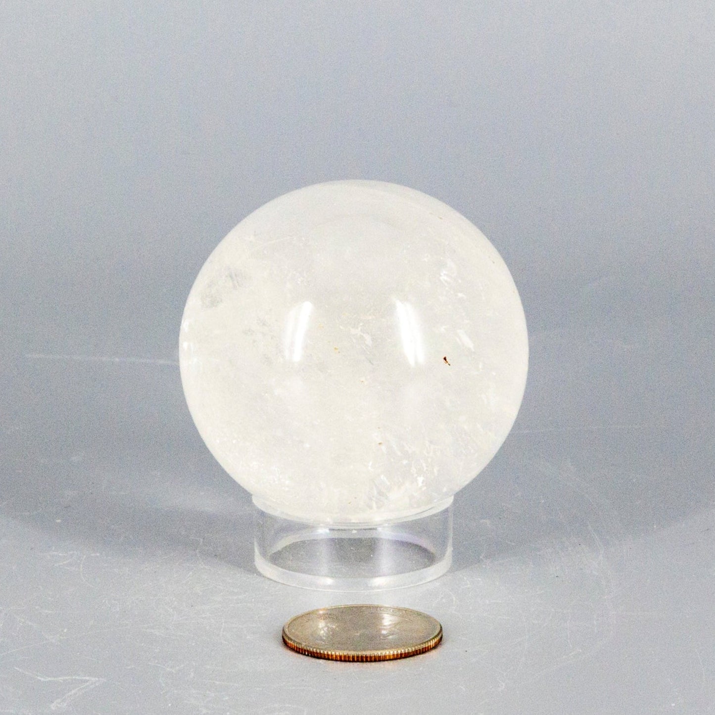 Natural Quartz Sphere "The Master Healer" 53-55MM