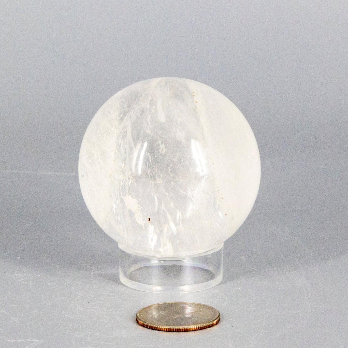 Natural Quartz Sphere "The Master Healer" 53-55MM