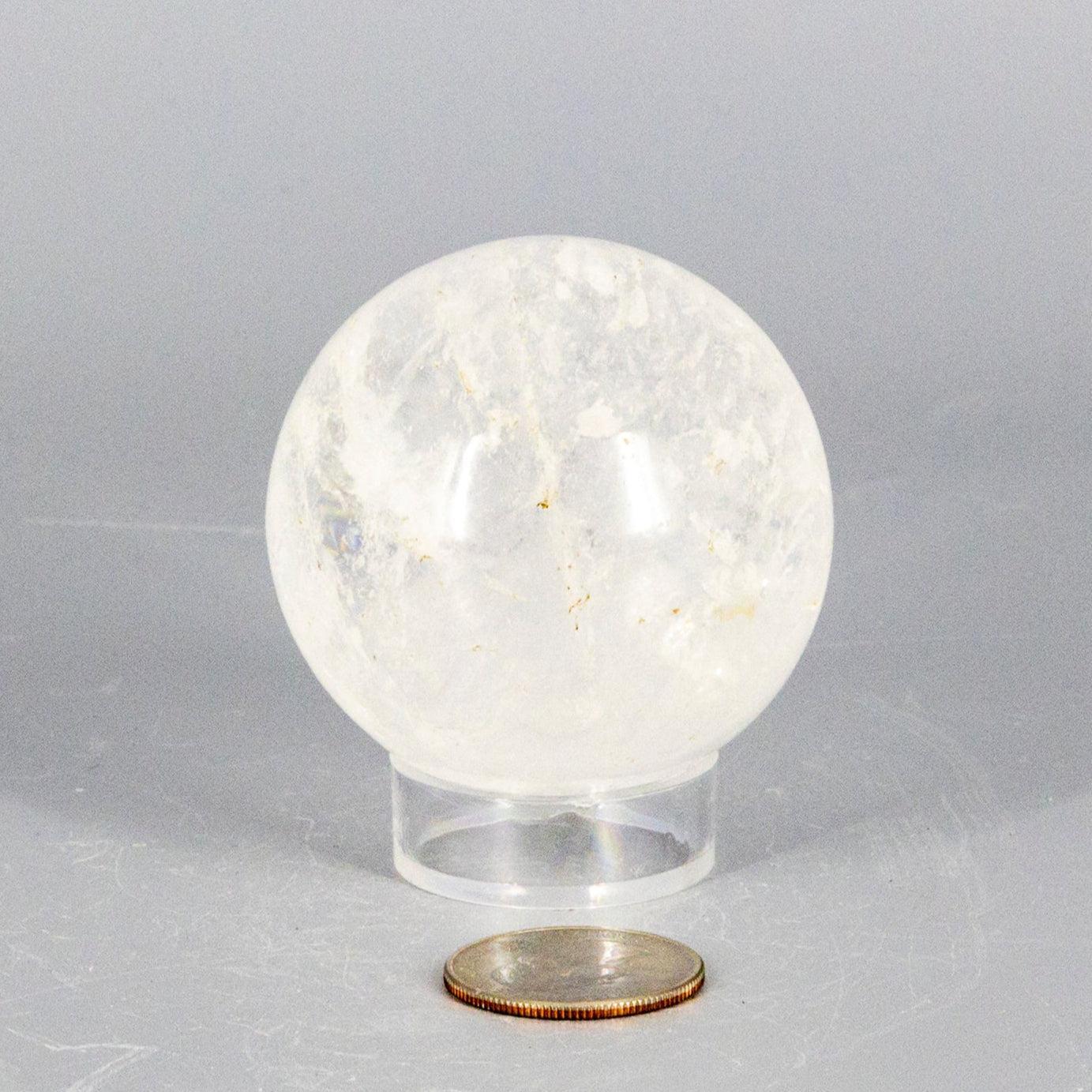Natural Quartz Sphere "The Master Healer" 53-55MM