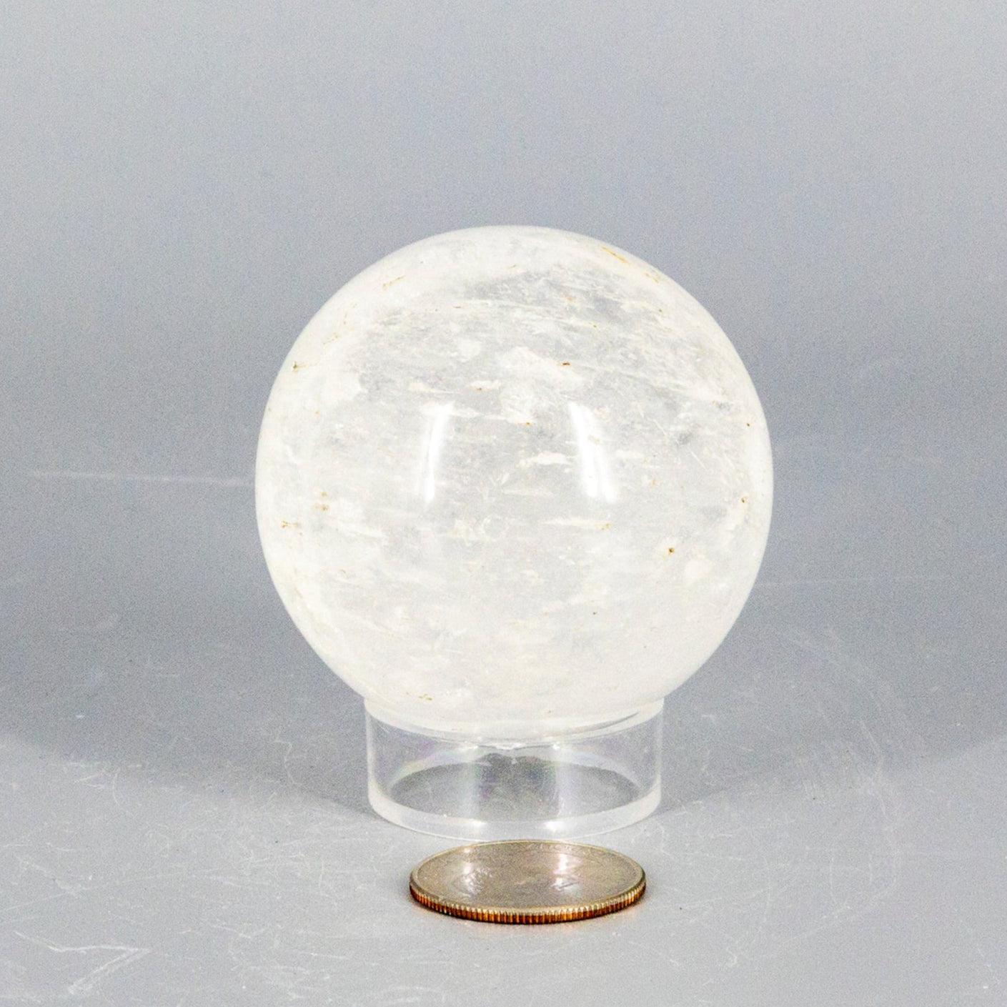Natural Quartz Sphere "The Master Healer" 53-55MM