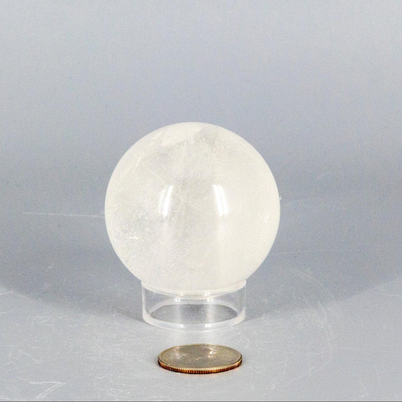 Natural Quartz Sphere "The Master Healer" 53-55MM