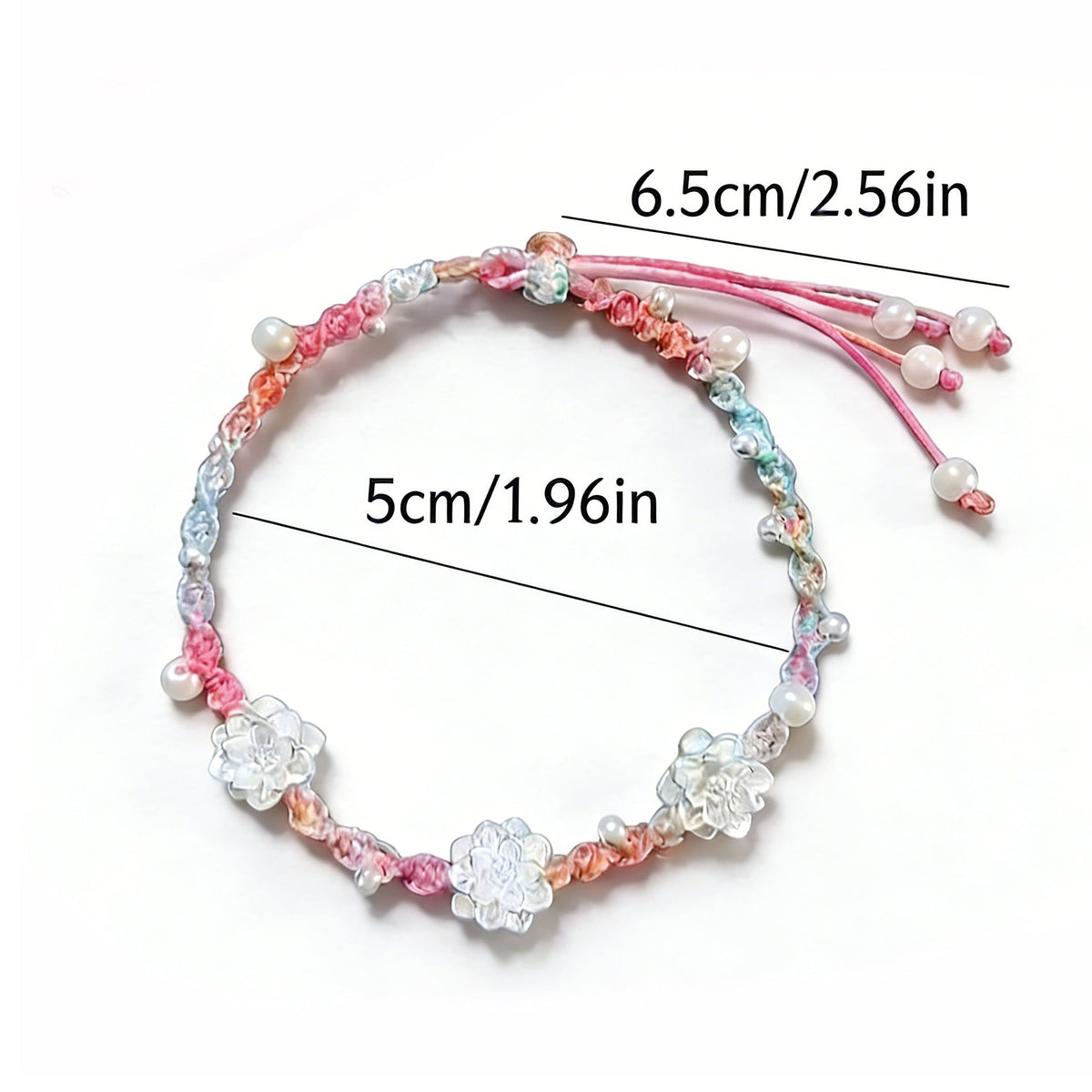 Artistic Ancient Style Retro Three Lotus Bracelet