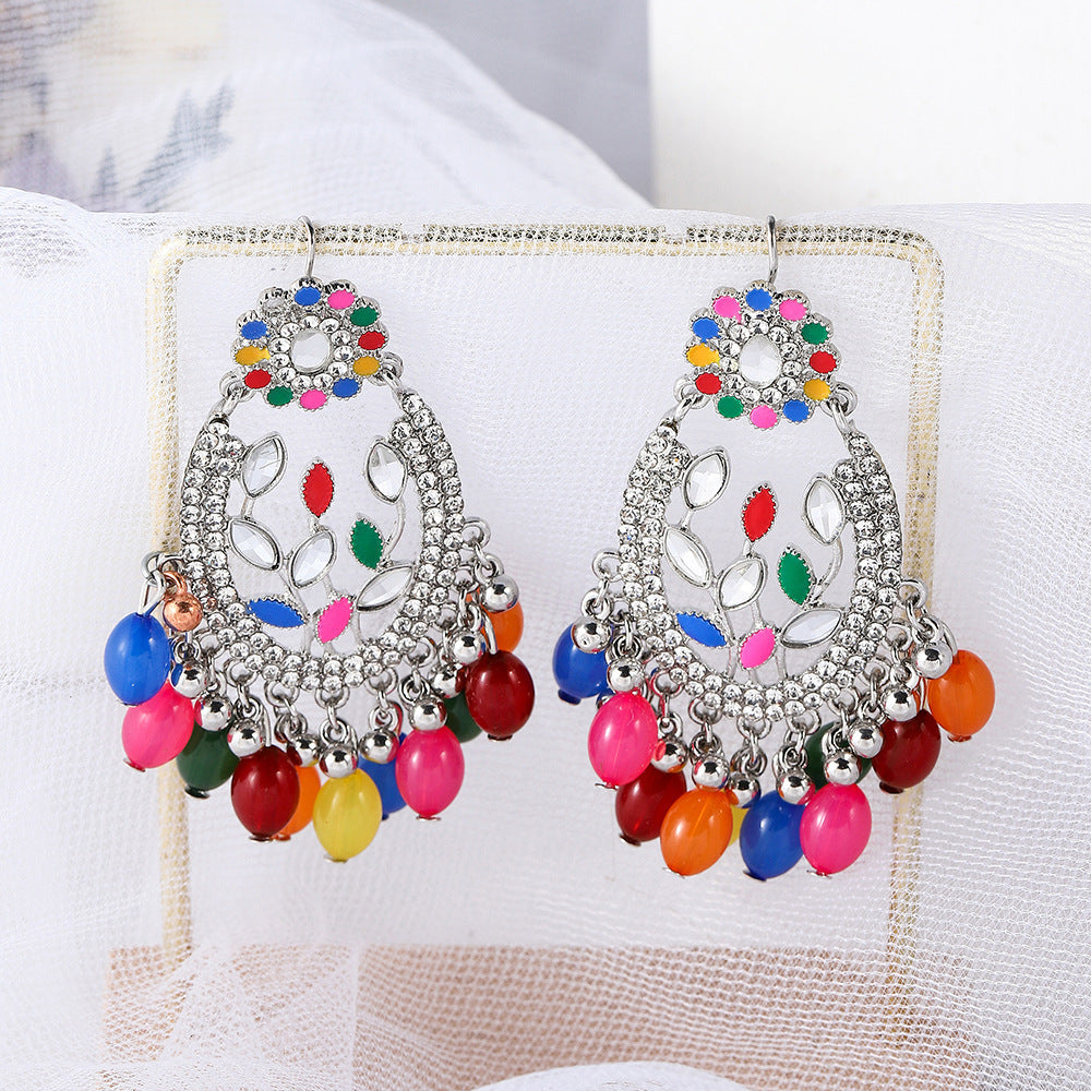 Alloy Bell Personality Wild Bohemian Exotic Earrings