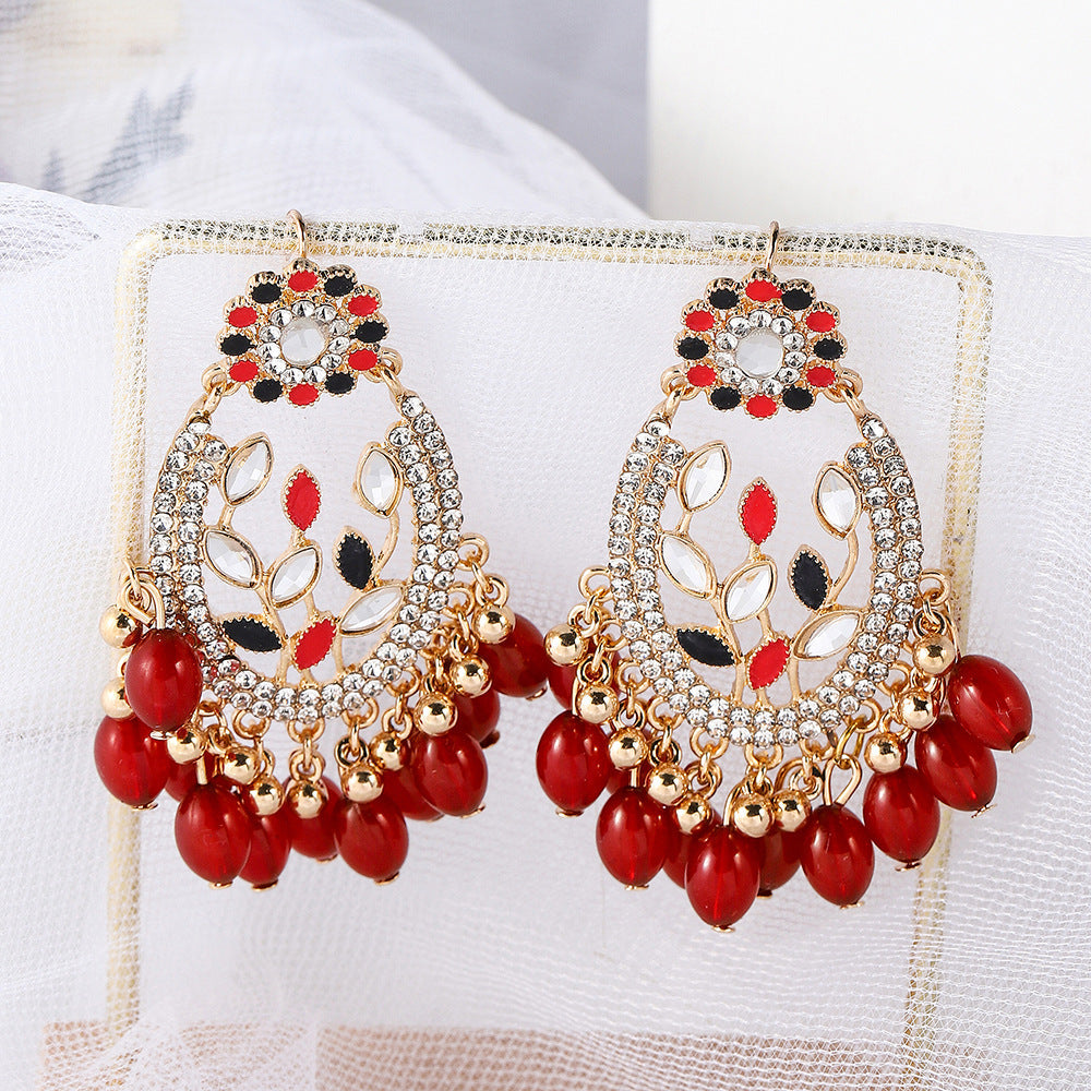 Alloy Bell Personality Wild Bohemian Exotic Earrings