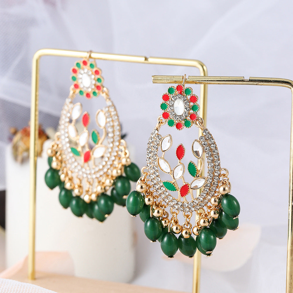 Alloy Bell Personality Wild Bohemian Exotic Earrings