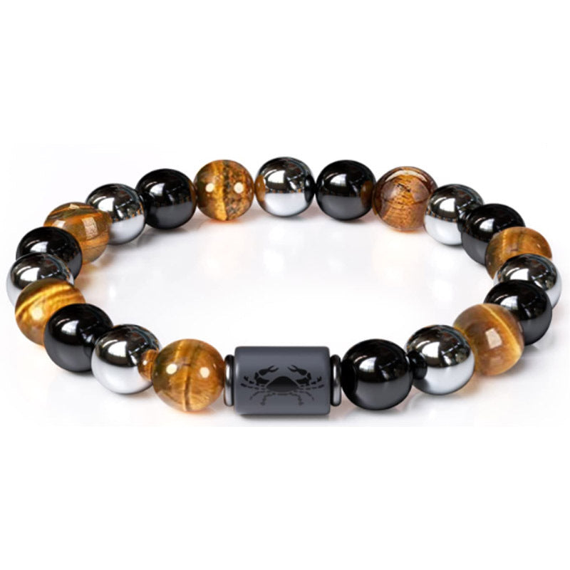 Triple Stone Beads Twee Constellation Bracelets