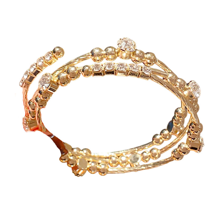 Geometric Round Open-ended Fashion Elegance Bracelets