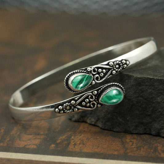 Agate Retro Adjustable Opening Environmental Protection Bracelet