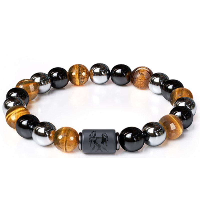 Triple Stone Beads Twee Constellation Bracelets