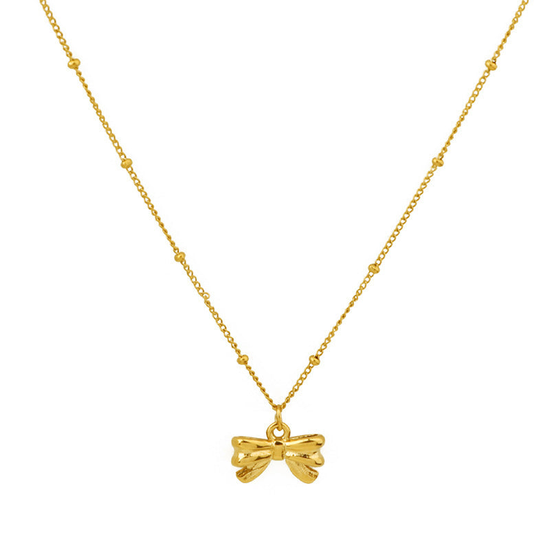 Small Exquisite Bow Necklaces