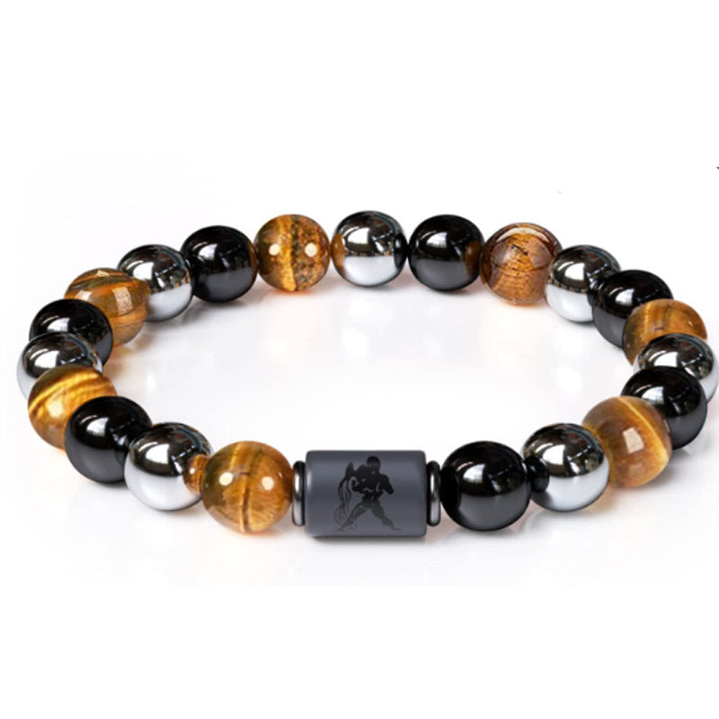 Triple Stone Beads Twee Constellation Bracelets