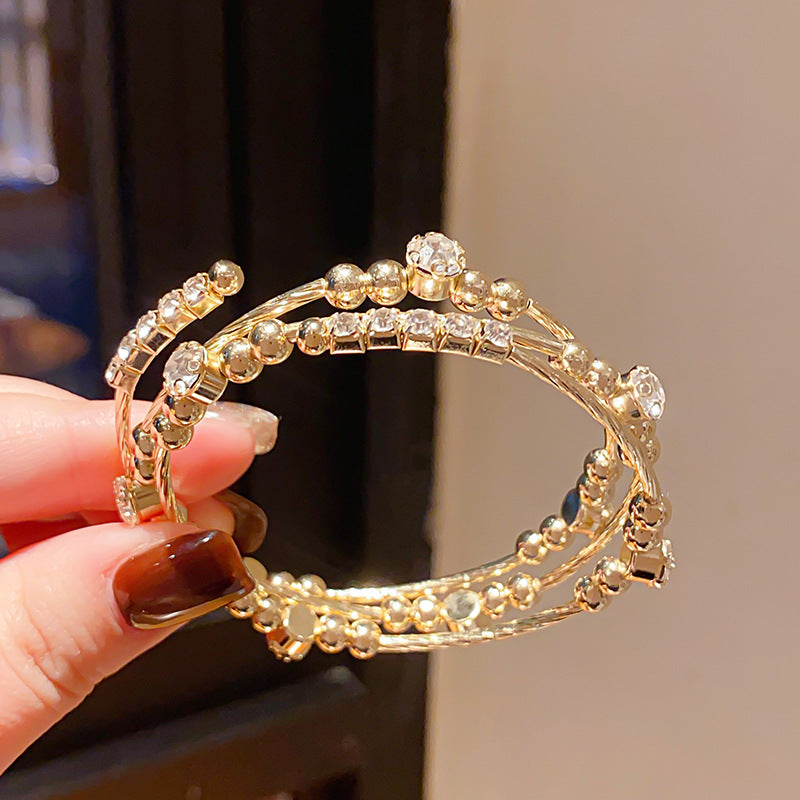 Geometric Round Open-ended Fashion Elegance Bracelets