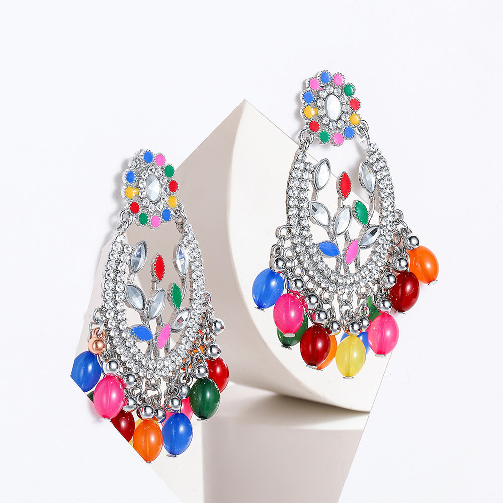 Alloy Bell Personality Wild Bohemian Exotic Earrings