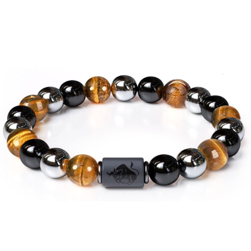 Triple Stone Beads Twee Constellation Bracelets
