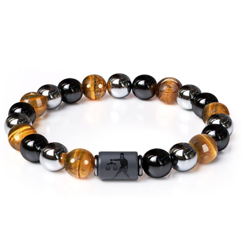 Triple Stone Beads Twee Constellation Bracelets