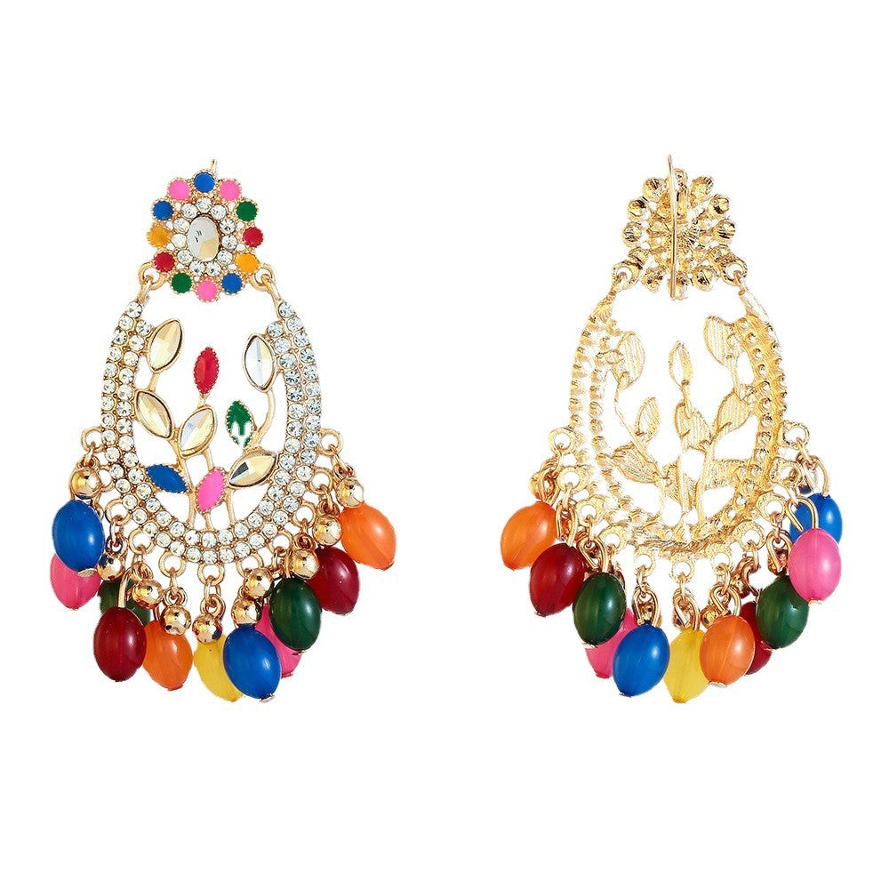 Alloy Bell Personality Wild Bohemian Exotic Earrings